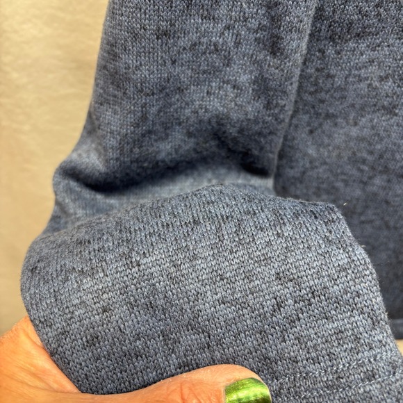 Columbia Mens Fleece Pullover‎ Small Blue 1/4 Zip Long Sleeve Mock Neck - Picture 7 of 7